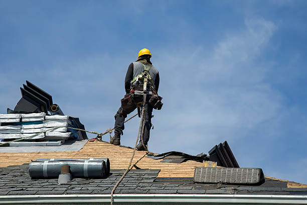 Professional Storm Damage Roof Repair technician working in Oelwein, IA